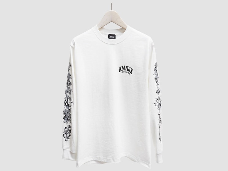 lotus flower long sleeve t-shirt of AMNJX